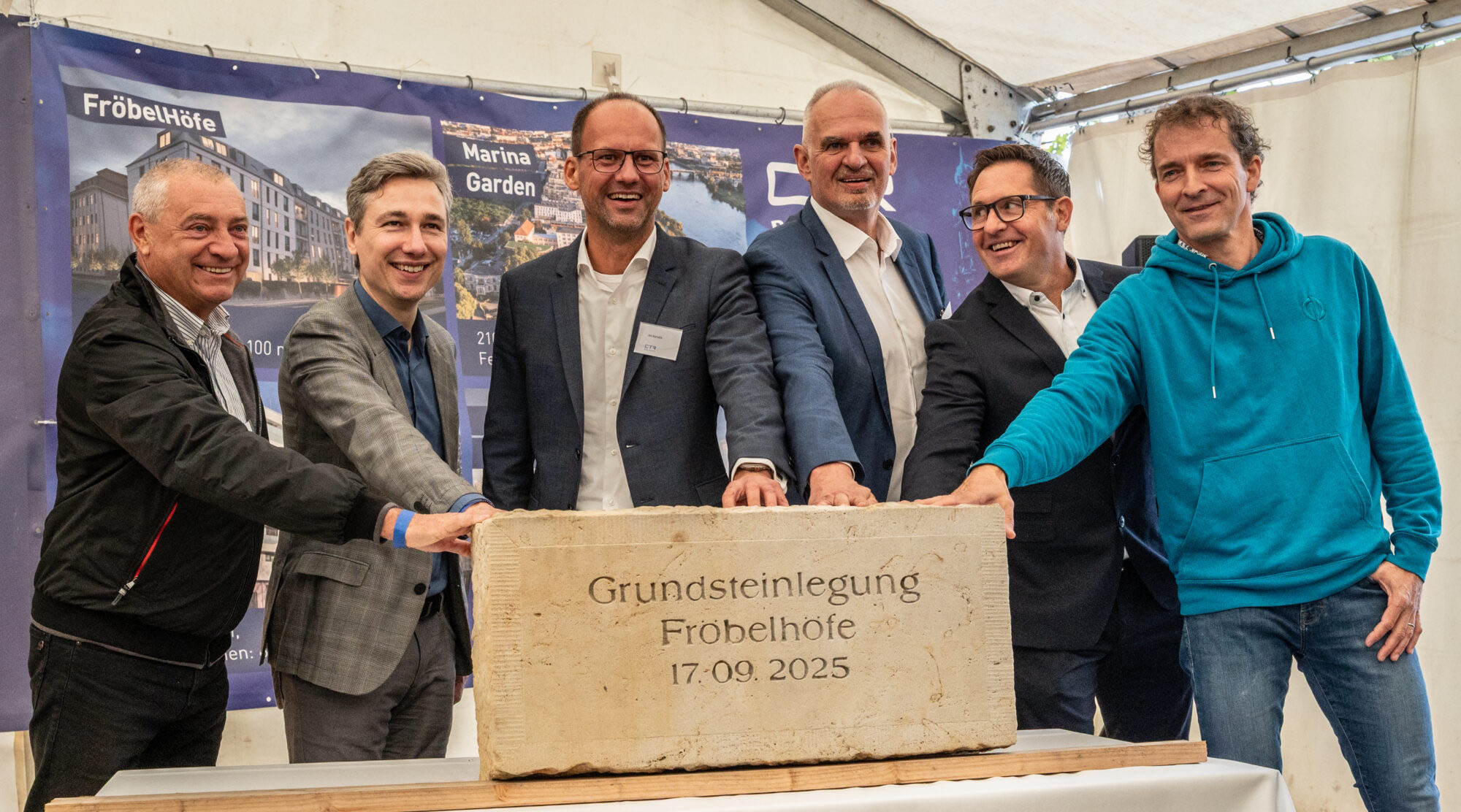 Grundsteinlegung FröbelHöfe