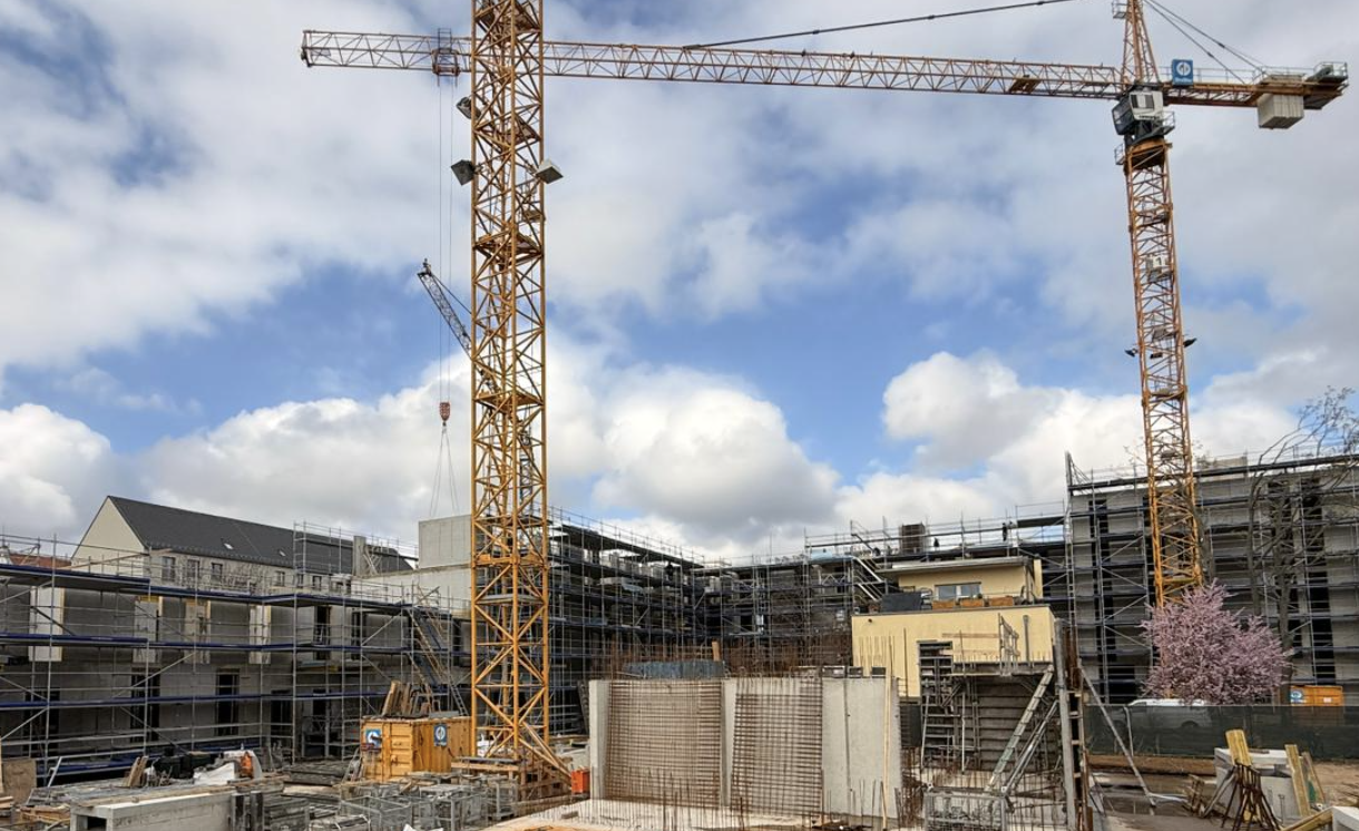 FröbelHöfe: Baufortschritt erreicht nächste Realisierungsphase