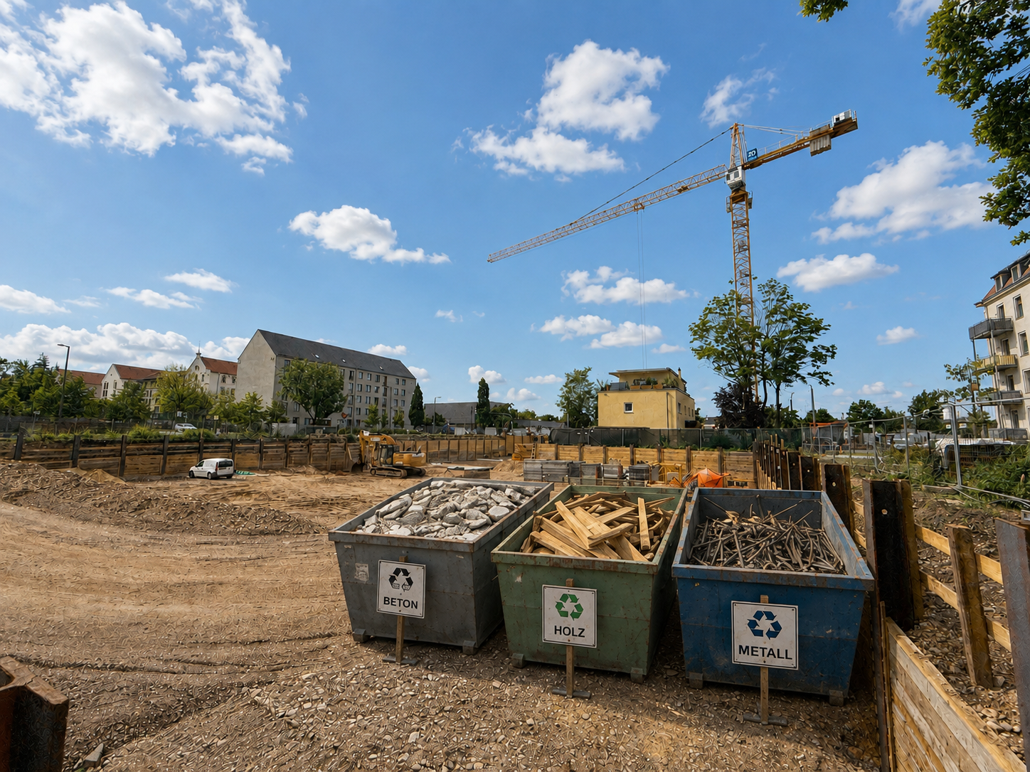 90 % Recycling am Bau: So schont FröbelHöfe wertvolle Ressourcen